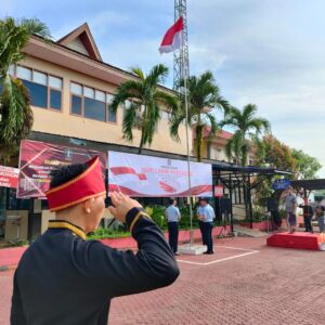 Pelaksanaan Upacara Bendera di Kantor Imigrasi Manado, 01/06/23