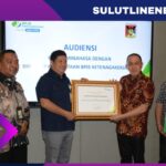 Implementasi Program Pekerja BPJS Ketenagakerjaan, Bupati Minahasa dan Jajaran Sambangi Plaza BPJamsostek