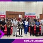 Bersinergi dengan Jasa Raharja dan Kepolisian, DAW Berikan Edukasi Keselamatan Berkendara di Fakultas Hukum Unsrat