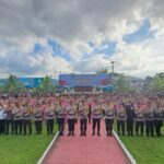 Ratusan Personel Polda Sulut,Siap Amankan Perayaan Tahun Baru 2024 di Manado