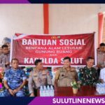 Forkopimda dan Kapolda Sulawesi Utara Bertolak menuju kepulauan tagulandang bawah bantuan dampak erupsi gunung ruang