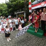 Ketua TP-PKK Hadiri Pawai Bocah