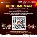PENGUMUMAN KPU Kota Tomohon Nomor: 507/PP.04.2-Pu/4/2024 tentang PENDAFTARAN CALON ANGGOTA KELOMPOK PENYELENGGARA PEMUNGUTAN SUARA KOMISI PEMILIHAN UMUM UNTUK PILKADA TAHUN 2024
