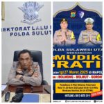 Ditlantas Polda Sulut Gelar Mudik Gratis ke Bolmong, Bolmut, dan Gorontalo