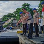 Polda Sulut Gelar Tabur Bunga di Laut Peringati Hari Bhayangkara ke-79